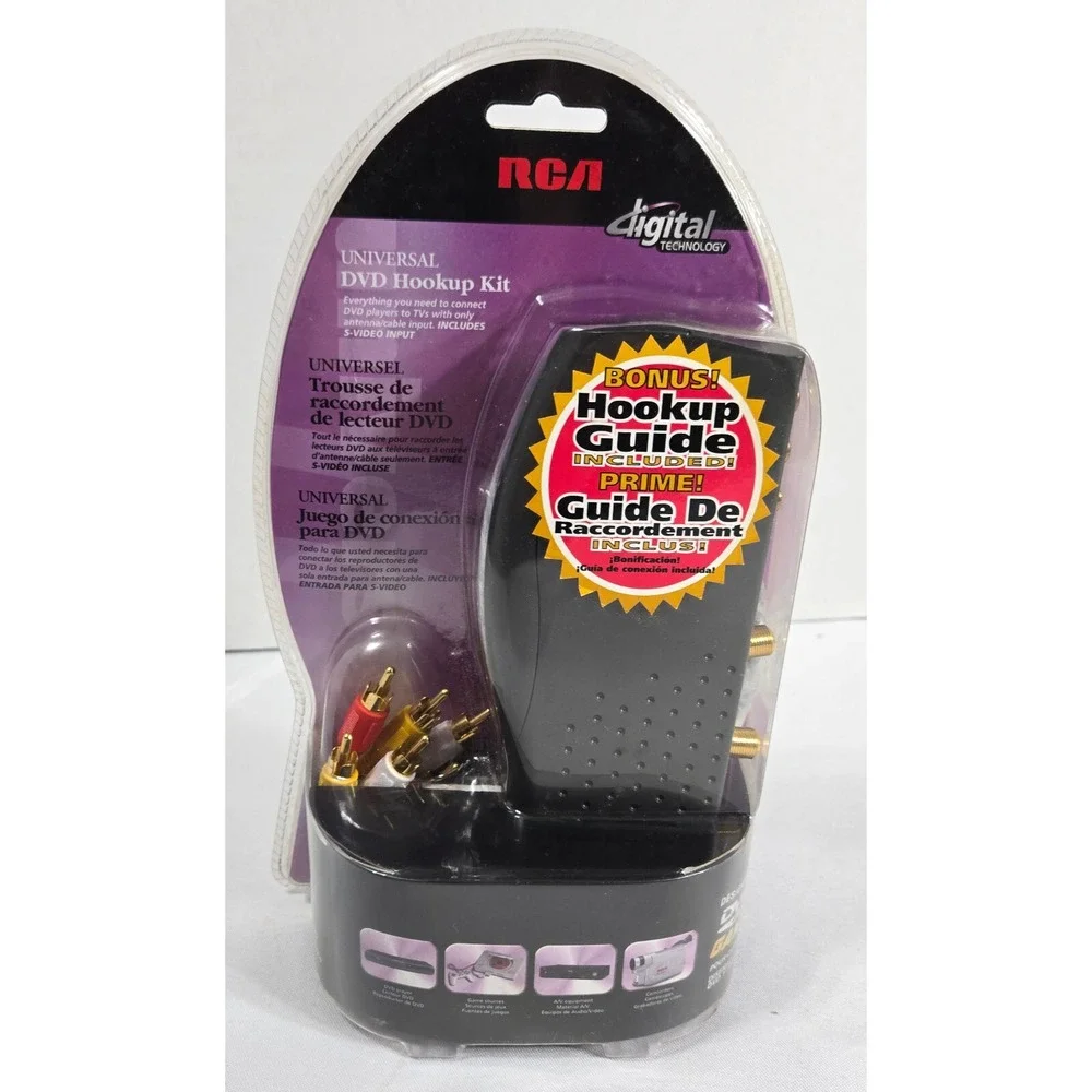 RCA Digital Technology Universal Dvd Hookup Kit CRF 935 New in Package